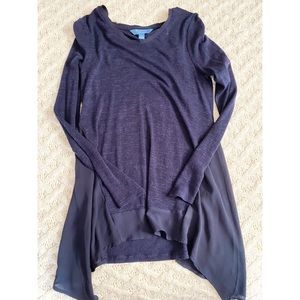 Vera Wang long sleeve top XS